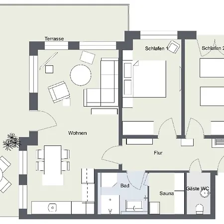 App 4 Strandmuschel, Strandresidenz Duenenperle * Kuehlungsborn